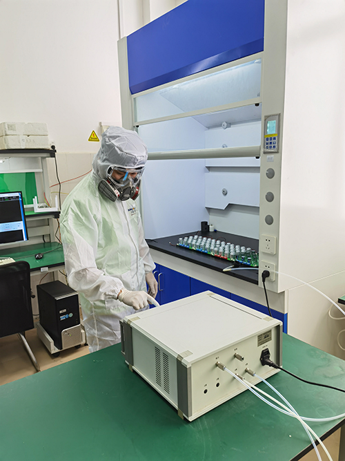 初油酸乙酯檢測儀校準過程